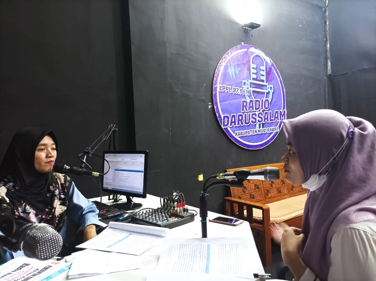 Talkshow di Radio Darussalam dengan tema PIPA2020